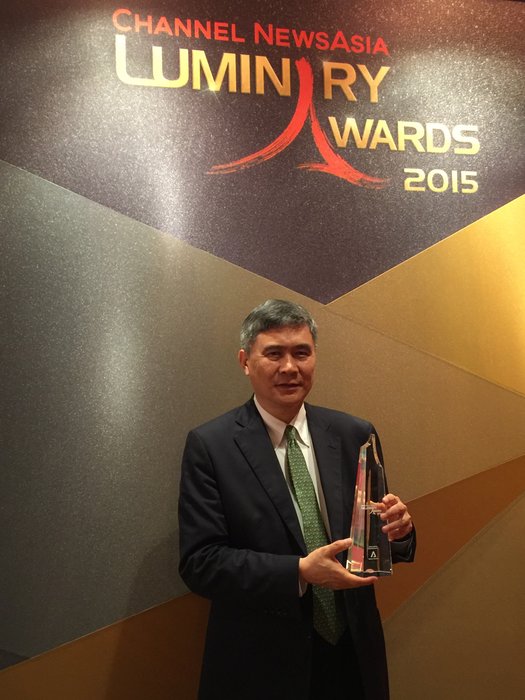Delta wird mit dem Green Luminary Award 2015 von Channel NewsAsia ausgezeichnet